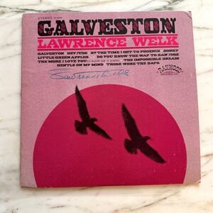 Signed Lawrence Welk Galveston VinylVintage Autographed Album
